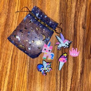 Crocs Shoe Charms Princess Unicorn Themed Shoes Accessories